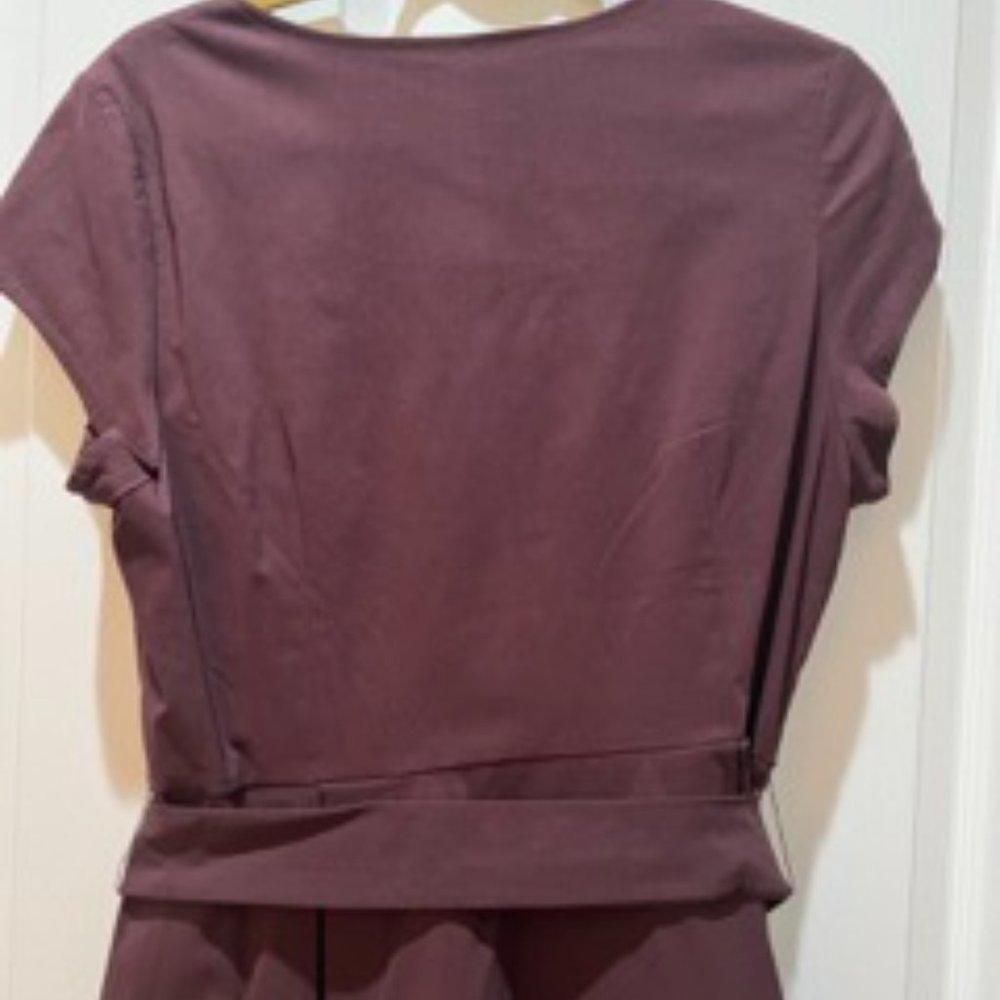 LOWEST: Plum beaded collar dress, 16 - Picture 2 of 7